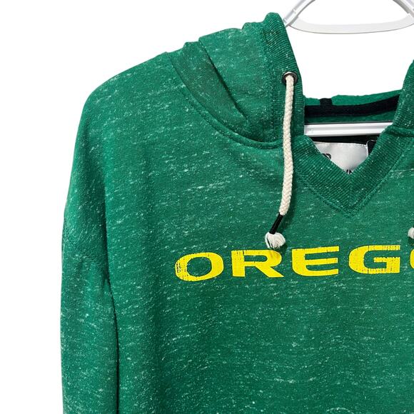 Oregon Ducks Colosseum Athletics Women's V-neck Hoodie Green Sz Small - Picture 4 of 8